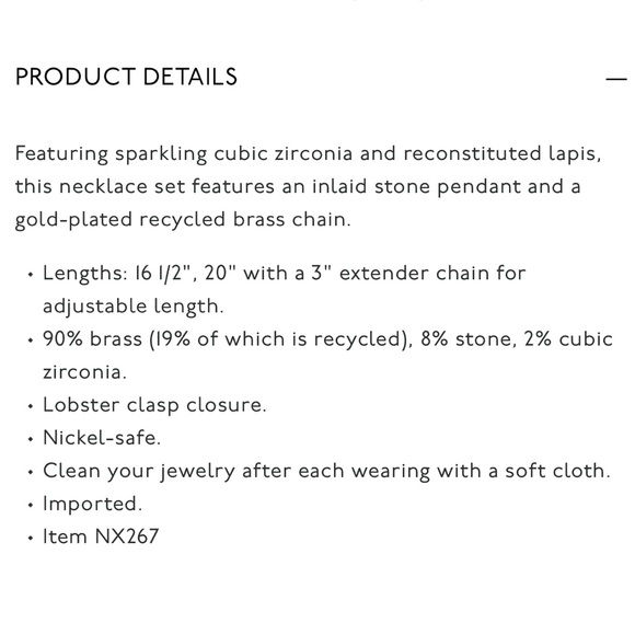 Madewell Two-Pack Stone Inlay Coin Necklace Set NWT - Picture 8 of 8